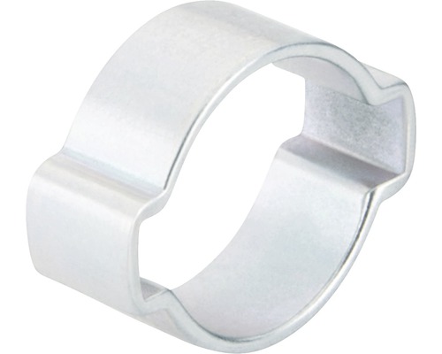 Stepless 2-ear clamp 17x20 mm galvanized, 100 pieces.