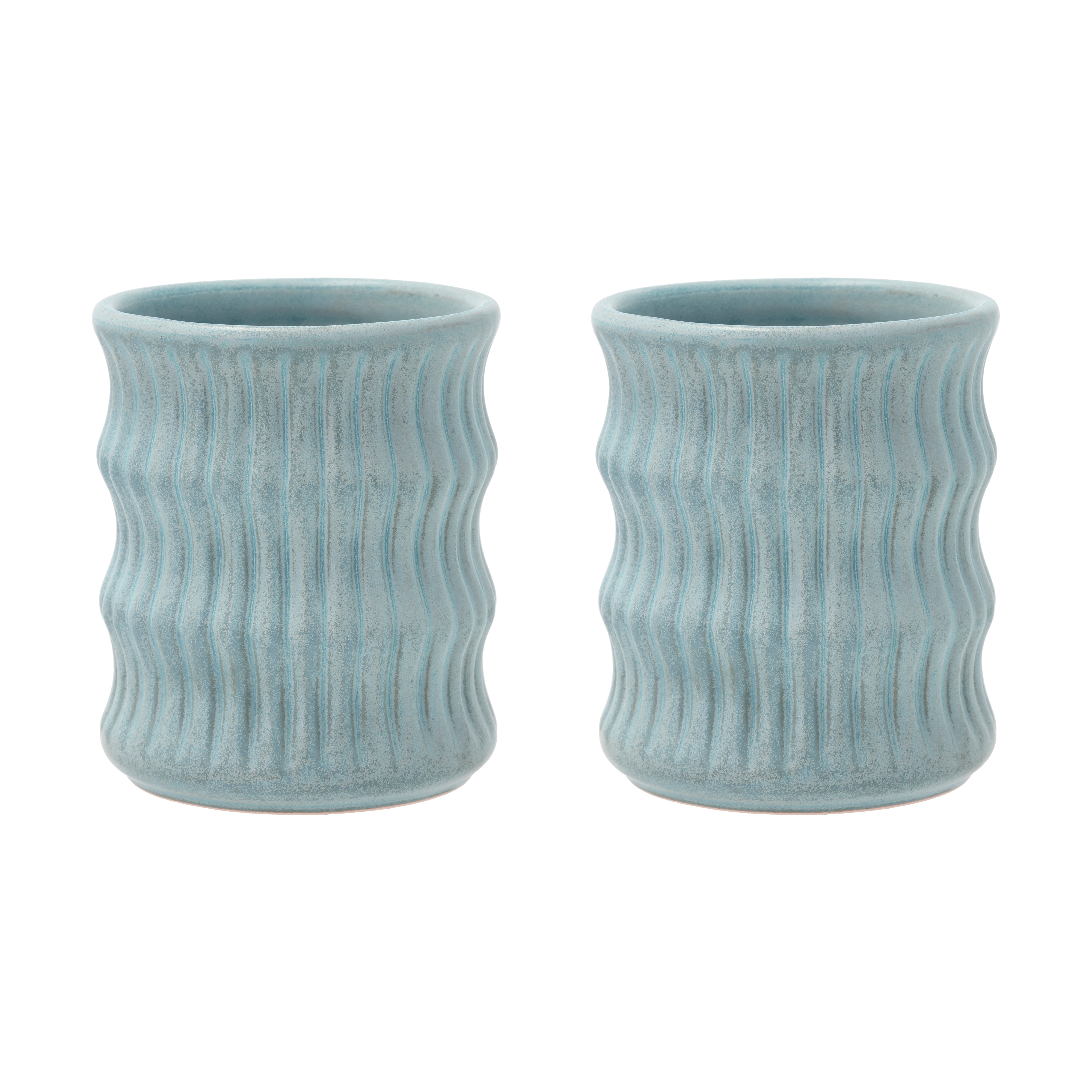 Styles Fluted Pattern Mug 30cl Pack of 2