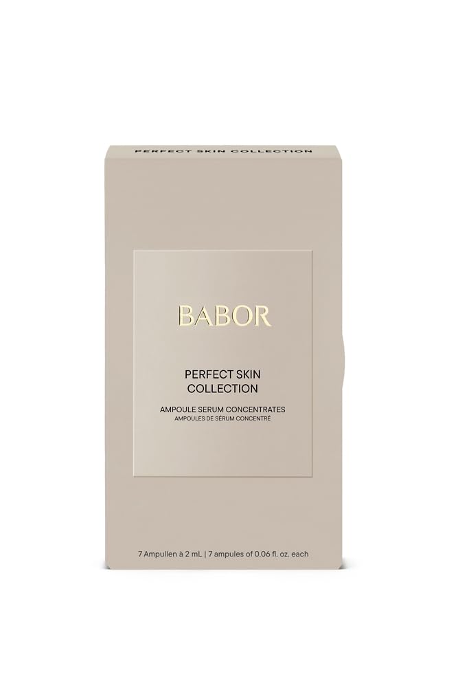 BABOR Ampoules Gift Set, 7-Day Optimal Ampoule Treatment, Moisture, Regeneration and Anti-Ageing for a Radiant Complexion, Beauty Set, Optimal Skin Collection, 7 x 2 ml