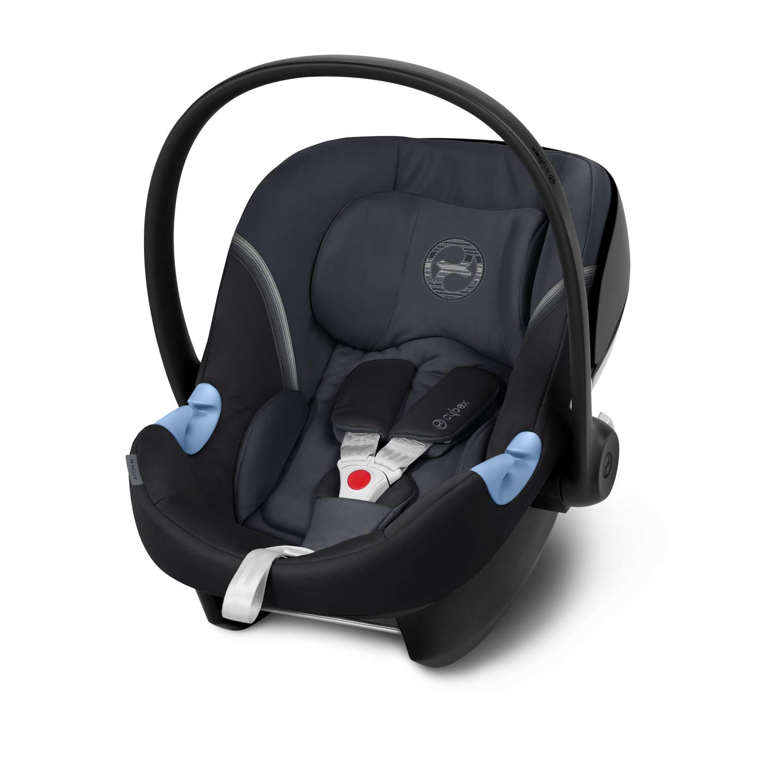 CYBEX Gold Aton M Baby Car Seat with Newborn Insert from Birth to Approx. 18 Months Max. 13 kg Granite Black