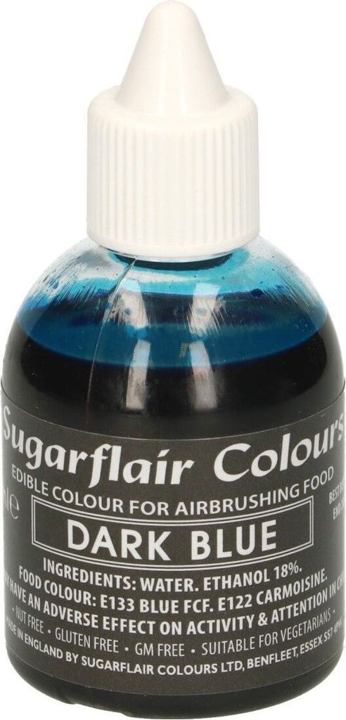 Sugarflair Airbrush Food Coloring Dark Blue 60ml