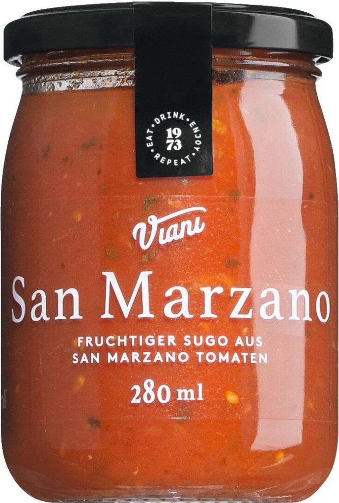 Sugo aus San Marzano Tomaten, fruchtige Tomatensauce, 280 ml, Viani
