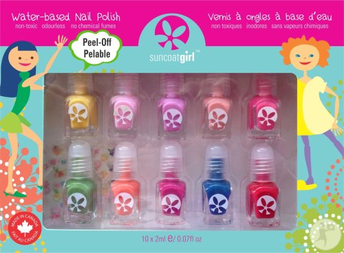 SunCoatGirl Gift Sets Party Palette 10 Mini Nail Polish 1 Set