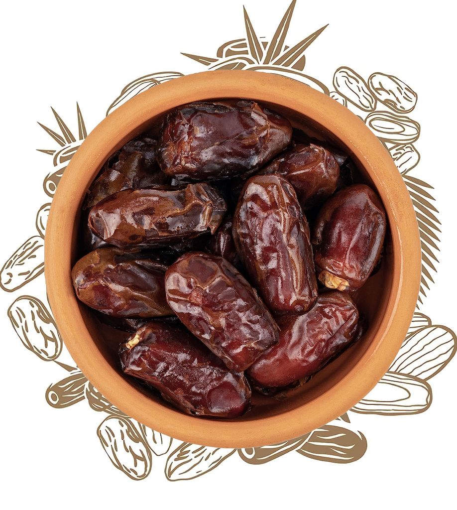 Sunnah Shop® Premium Khidri Dates from Saudi Arabia 1KG | Freshly harvested royal dates | Natural, delicately sweet dried fruits of the highest quality
