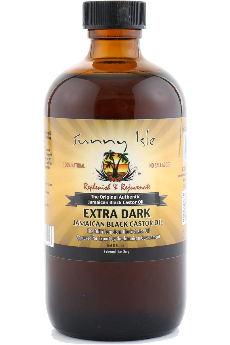 Sunny Isle Jamaican Black Castor Oil Extra Dark 8 Ounces