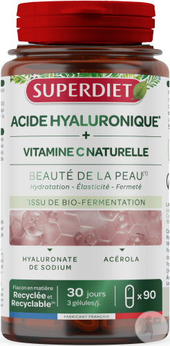 Super Diet Hyaluronic Acid And Vitamin C 90 Capsules