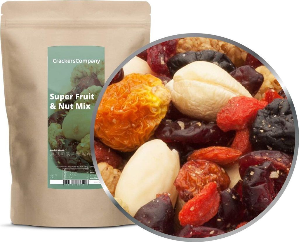 SUPER FRUIT & NUT MIX ZIP bag 450g