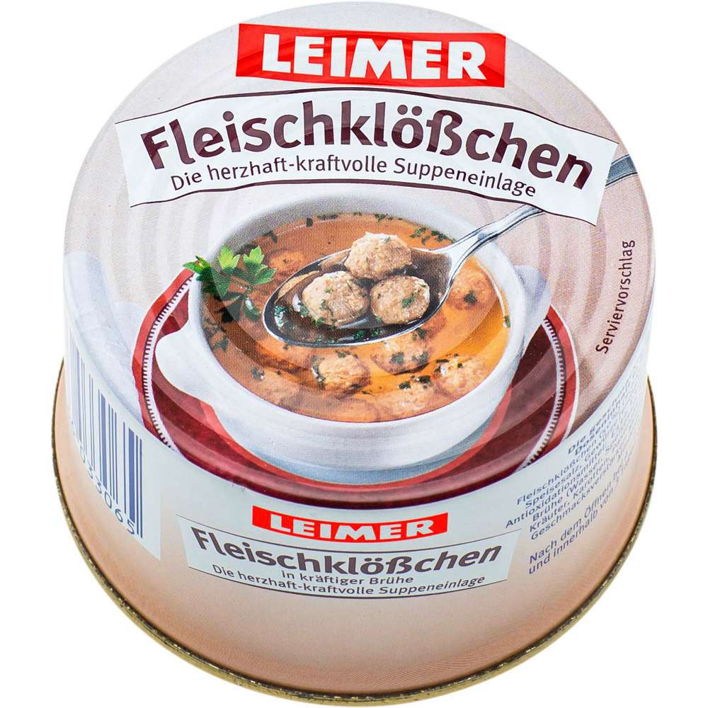Soup garnish, meatballs