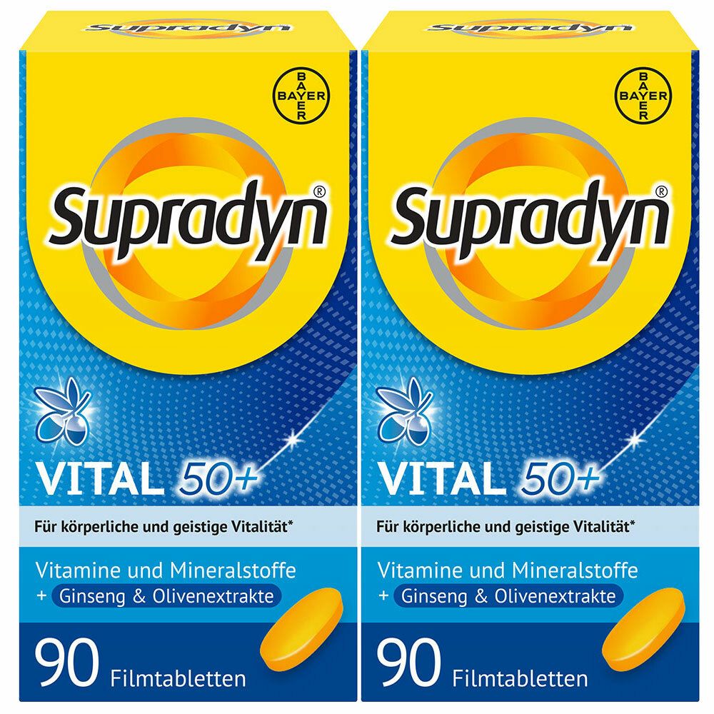 Supradyn® Vital 50+ Ginseng + Olive