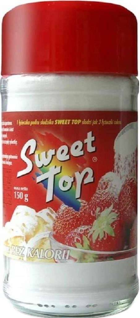 Süßstoff mit rotem Pulver 150 g Sweet Top Domos
