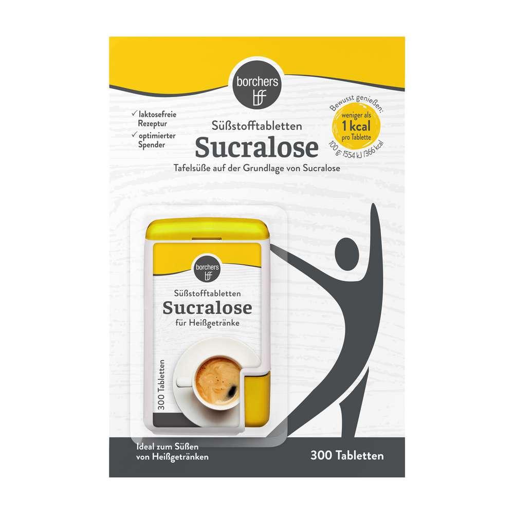 Sucralose sweetening tablets