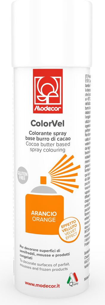 Confectionery Orange Suede Colorvel Spray Arancio Vell.250ml - Modecor