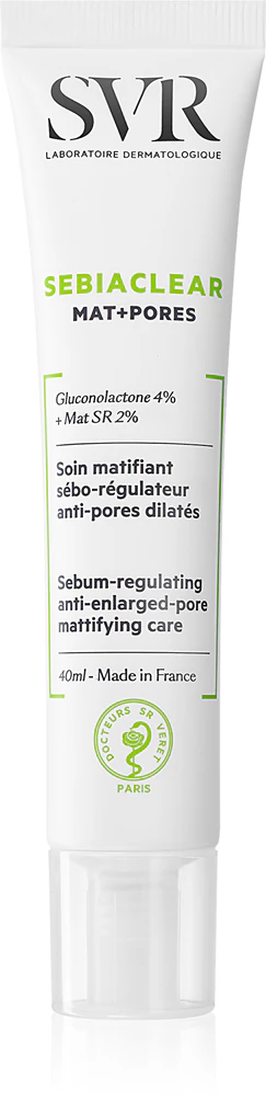 SVR Sebiaclear Mat+Pores mattifying fluid to regulate sebum production