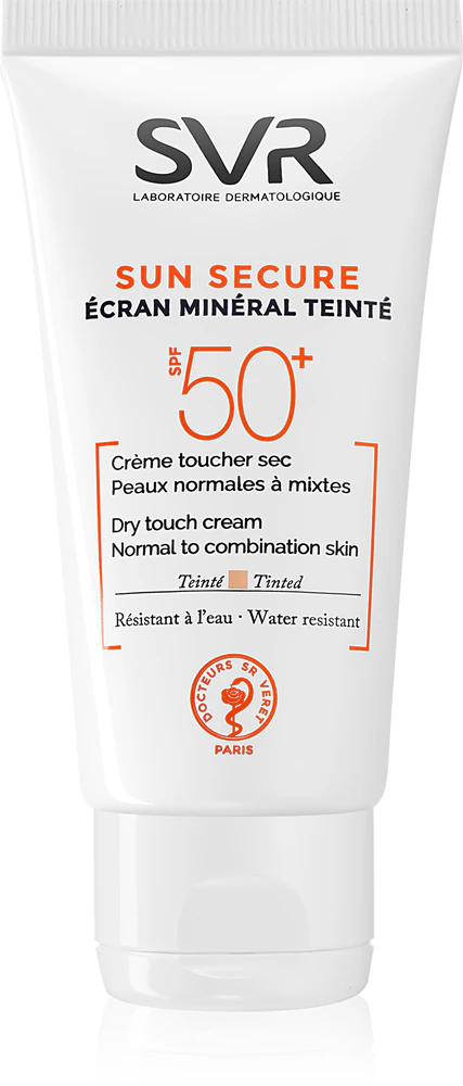 SVR Sun Secure mineralizing toning cream for normal skin and mixed skin SPF 50+