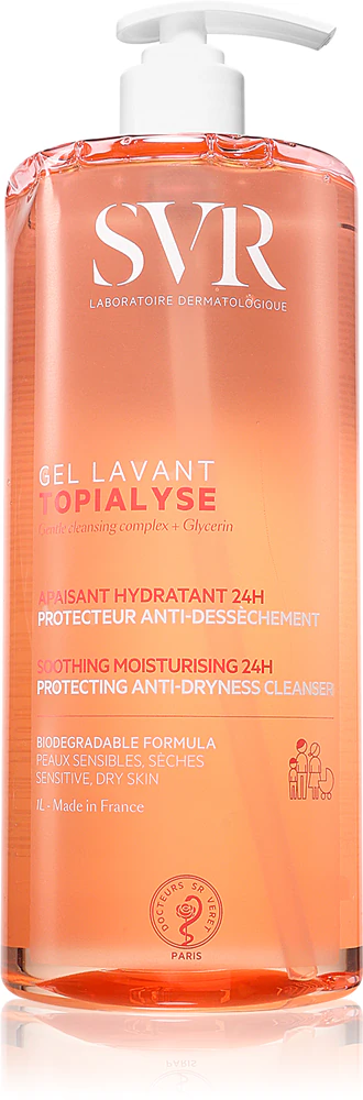 SVR Topialyse cleansing gel for dry and sensitive skin