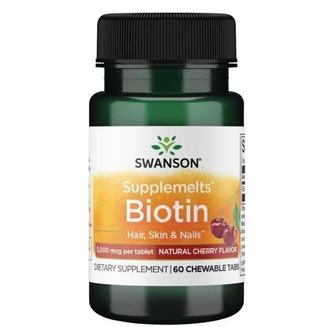 Swanson Biotin 5,000 mcg