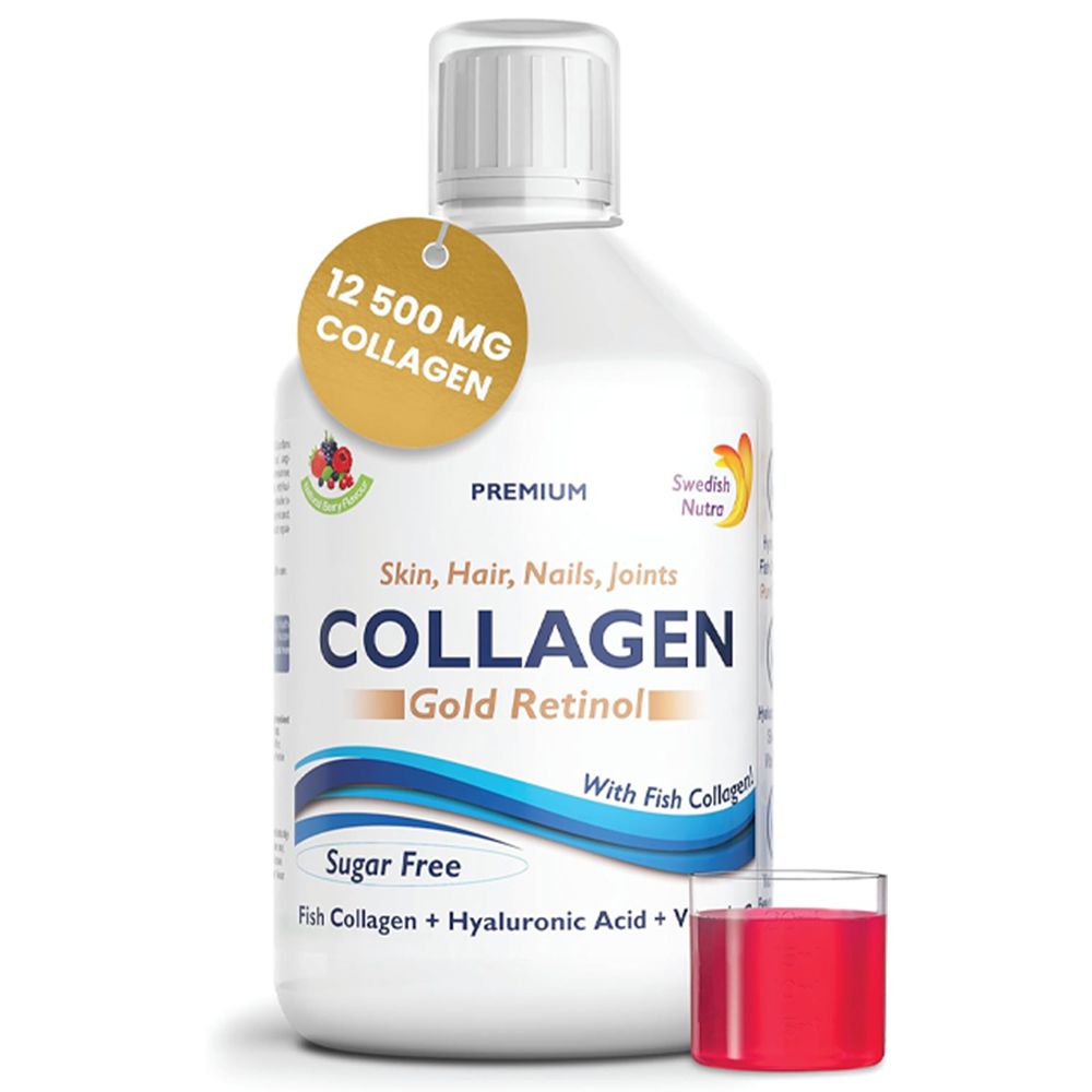 Swedish Nutra® | Collagen Gold Retinol | for hair, skin, nails & joints