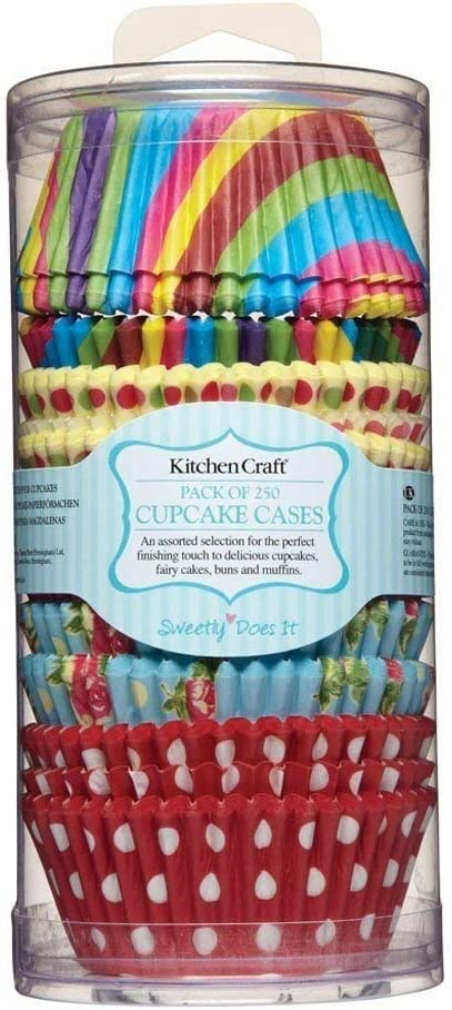 Sweetly Does It Assorted Paper Cake Cases (Pack of 250)