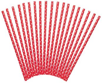 KitchenCraft Sweetly Does It Paper Straws - Pack of Twenty Four