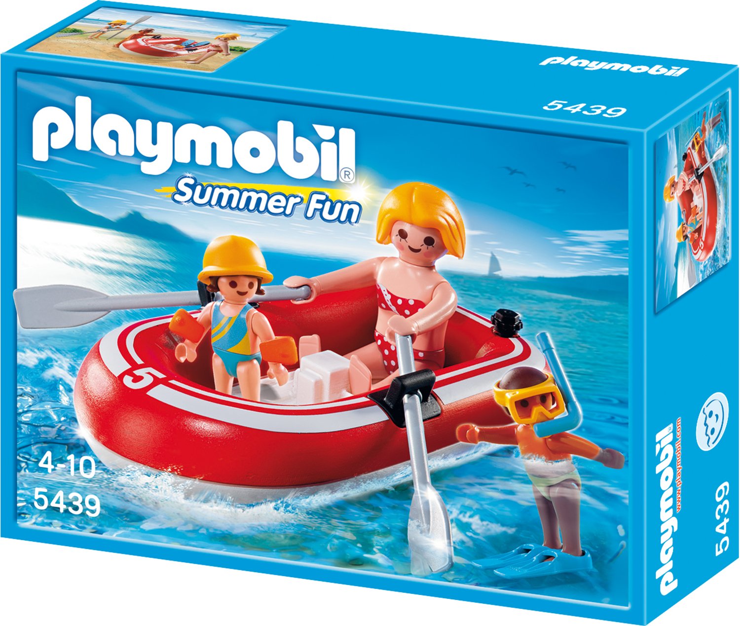 Playmobil Swimmers With Dinghy