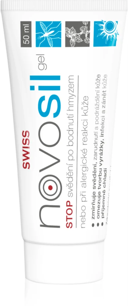 Swiss Novosil soothing gel for insect bites