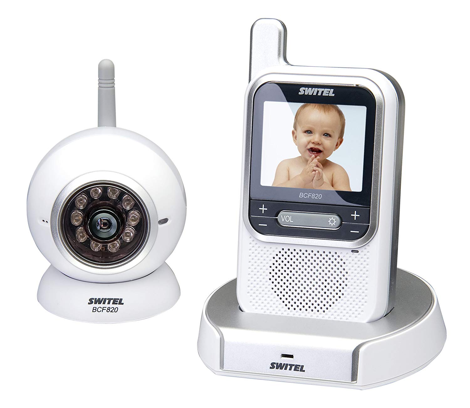 Switel BCF820 Motif Video Baby Monitor Wireless AV System with Digital Transmission