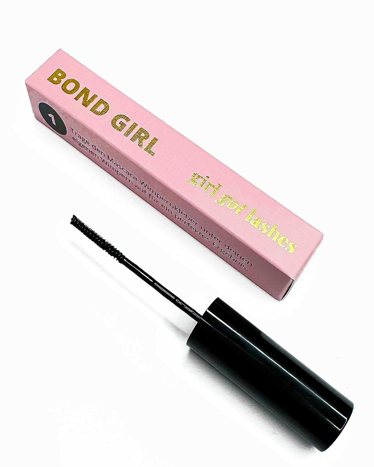 GIRL GOT LASHES BOND GIRL Eyelash Glue for Eyelash Extensions Black Glue with 5-7 Days Hold 5 g Eyelash Glue Latex Free Quick Drying Easy Application