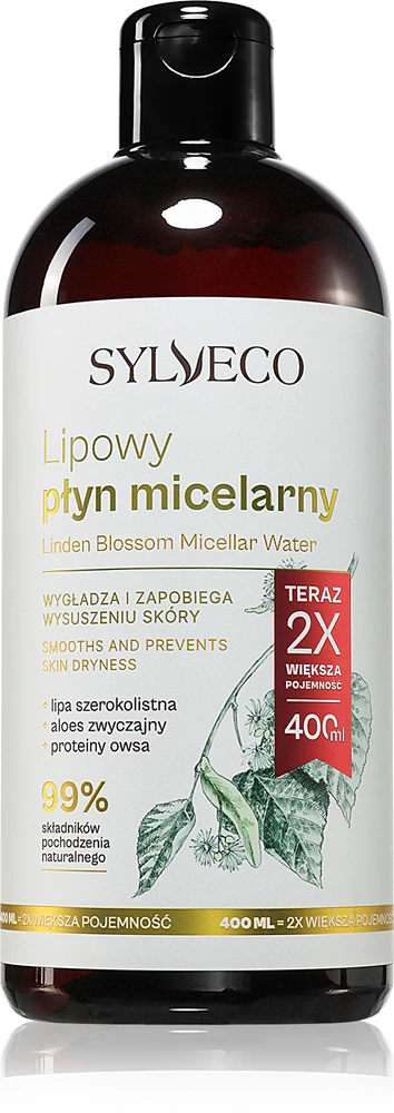 Sylveco Face Care Linden Blossom cleansing micellar water for daily use