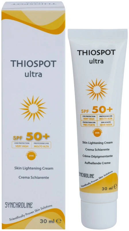 Synchroline Thiospot Ultra Brightening Cream for Hyperpigmented Skin SPF 50+