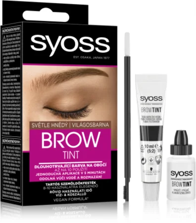 Syoss Brow Tint color for the eyebrows