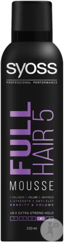 Syoss Full Hair 5 Mousse bottle 250ml