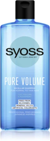 Syoss Pure Volume volume micellar shampoo silicone-free
