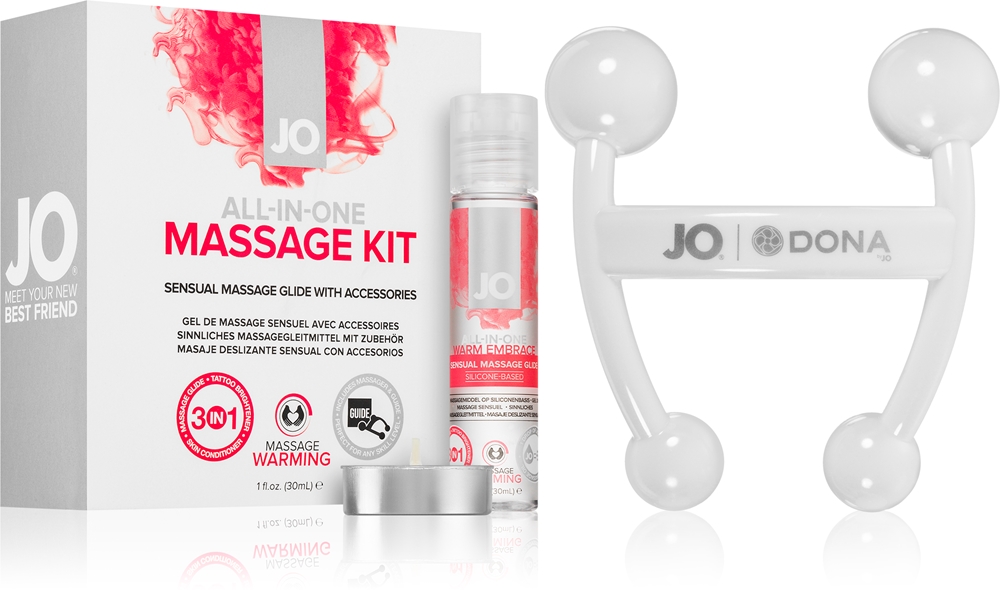 System JO ALL IN ONE MASSAGE set with massage tools
