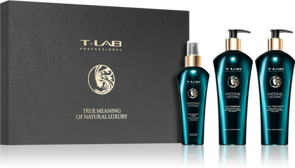 T-LAB Professional Natural Lifting Gift Set (for more hair volume)