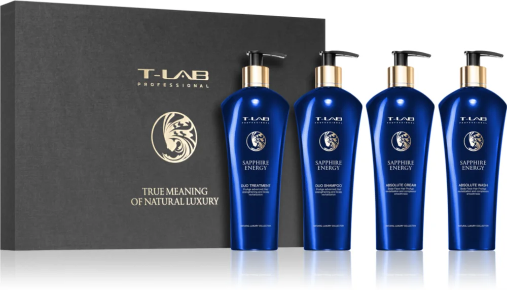 T-LAB Professional Sapphire Energy Gift Set (for hair and body)