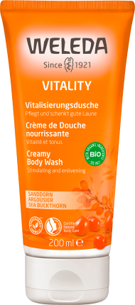 WELEDA Cream shower Vitality Sea Buckthorn, 200 ml