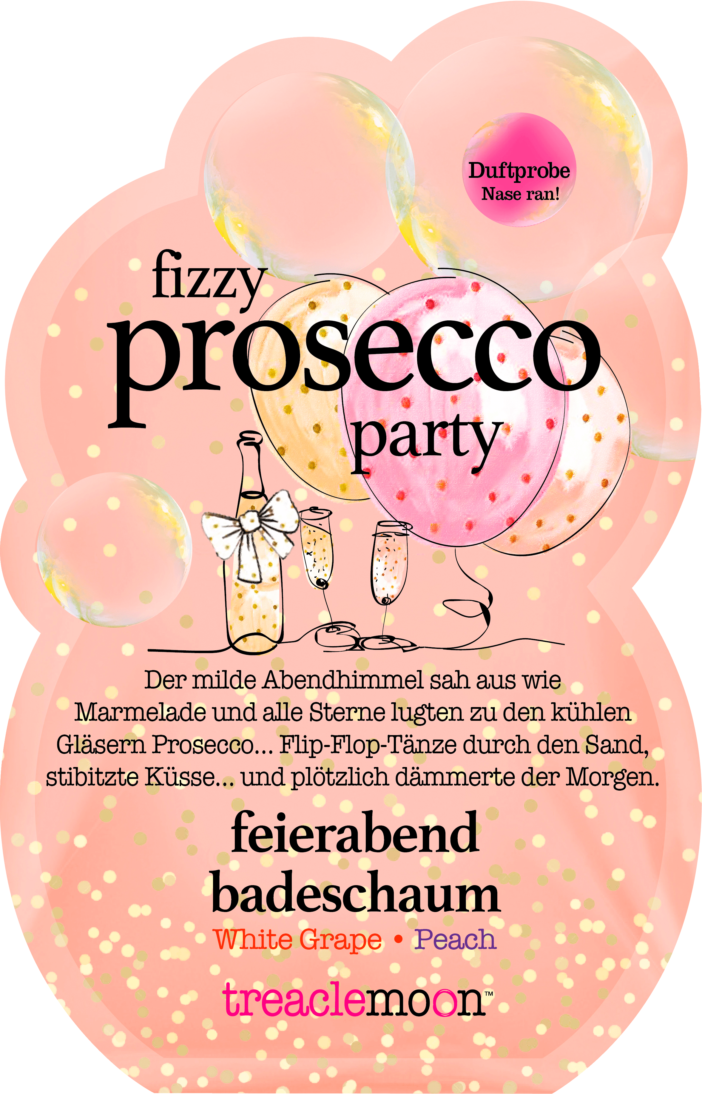treaclemoon Badesalz Fizzy Prosecco Party, 80 G