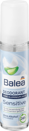 Balea Deodorant Atomizer Deodorant Sensitive, 75 ml