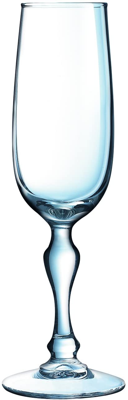 Luminarc 8011481 Charms Set of 3 Champagne Flutes Sodo Clear Hot Cup 7 oz