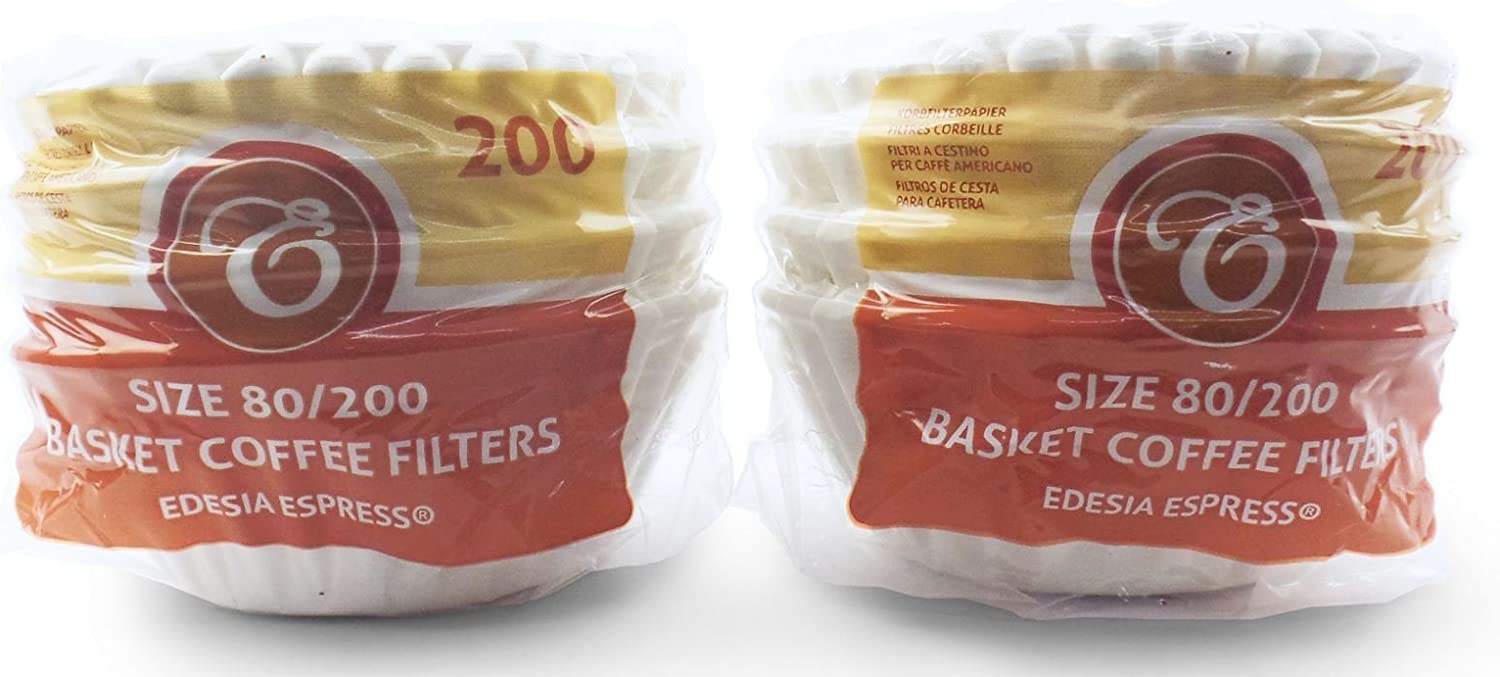 EDESIA ESPRESS - 400 x Coffee Basket Filter 80/200 Basket Filter Bags for Gastroback, Beem, Phillips etc.
