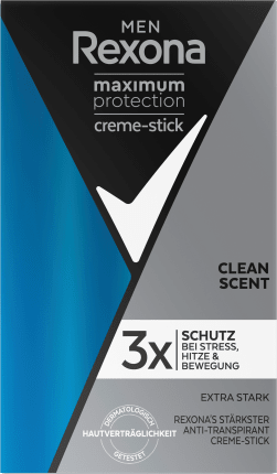 Rexona Men Deodorant Stick Maximum Protection Clean Scent, 45 ml