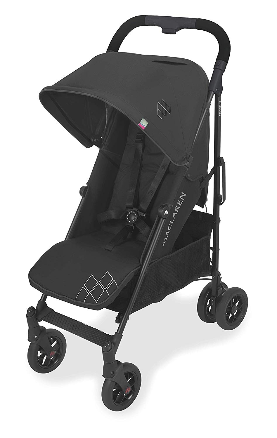 Maclaren Techno Arc Buggy – Newborns up to 25 kg, with Extendable UPF50+/Waterproof Hood, Seat with Adjustable Positions and 4 Wheel Suspension Compatible with carrycot.