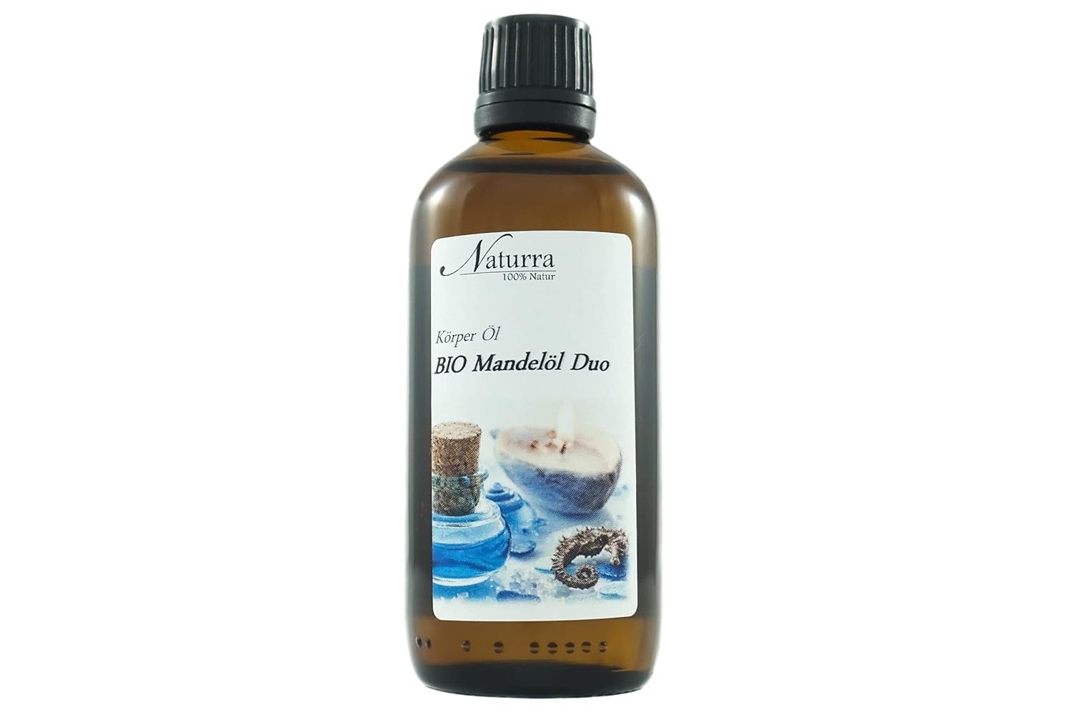 Naturra Bio Almond Oil Duo mit 2. Naturra Bio Oil 100ml Glass