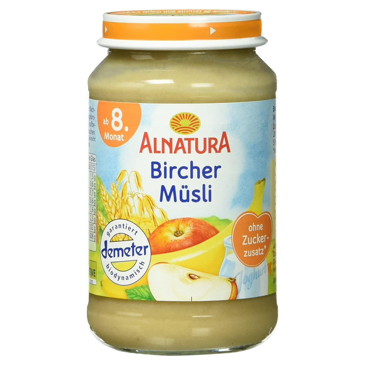 Alnatura Bio Bircher Müsli, ab dem 8. Monat, 190g