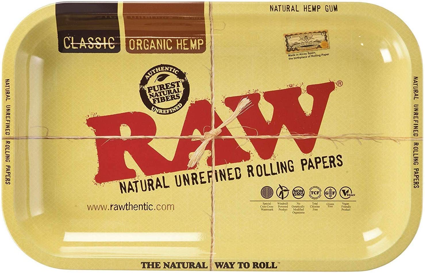 Unbekannt Raw Rolling Tray Small 11\" x 7\" Single