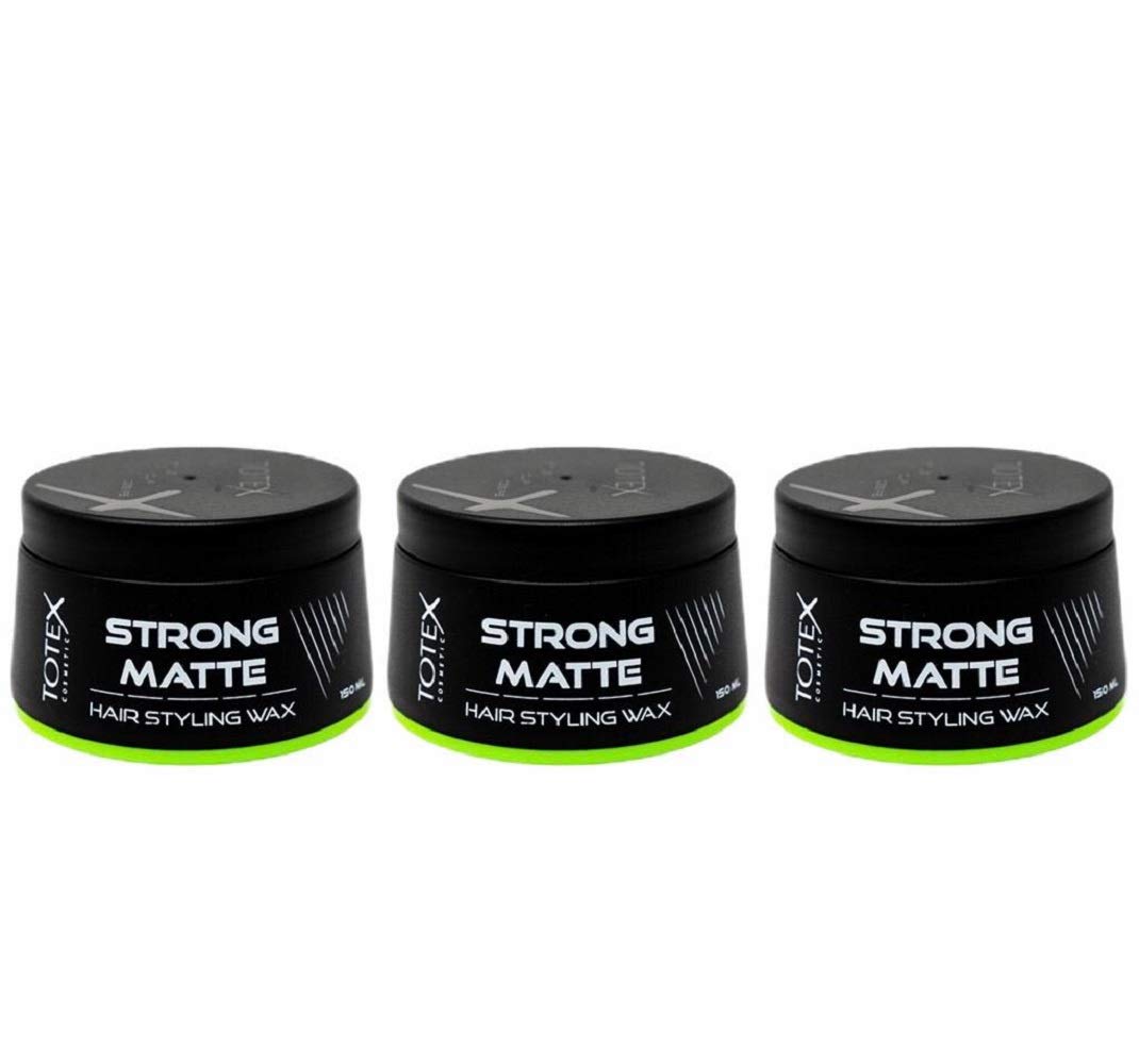 TOTEX ® Haar-Styling-Wachs, stark, matt, 150 ml, 3 Stück, ‎grün
