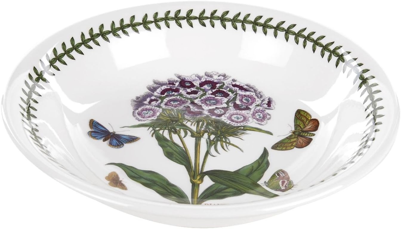 Portmeirion Botanic Garden - 8" Pasta Bowl - Sweet William