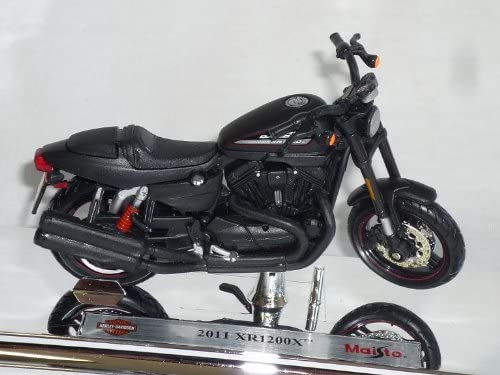 Maisto HarIey Davdson Hariey Davdson 2011 Xr1200X Xr1200X Xr 1200X Black 1/18 Maisto Model Motorc