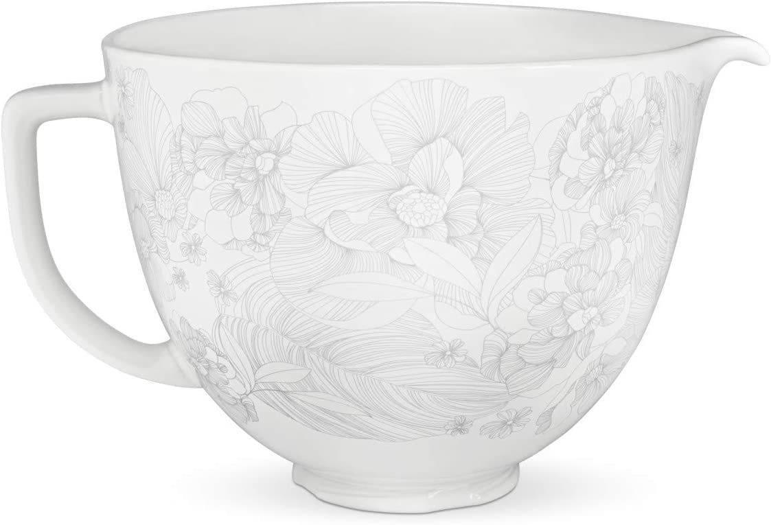 Kitchenaid 4.8 L ceramic whispering floral bowl option