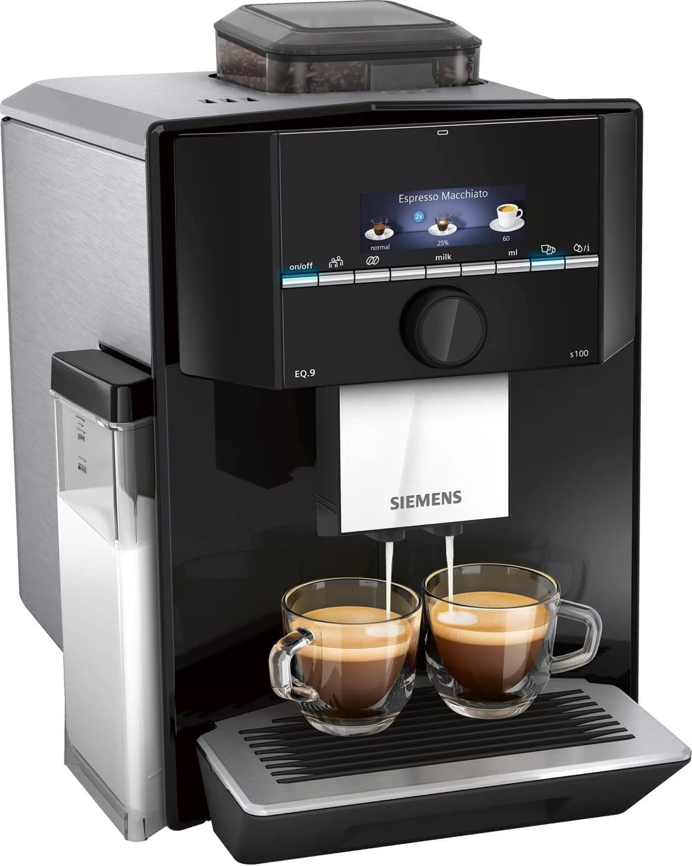 Siemens TI921509DE Fully Automatic Coffee Machine, Black